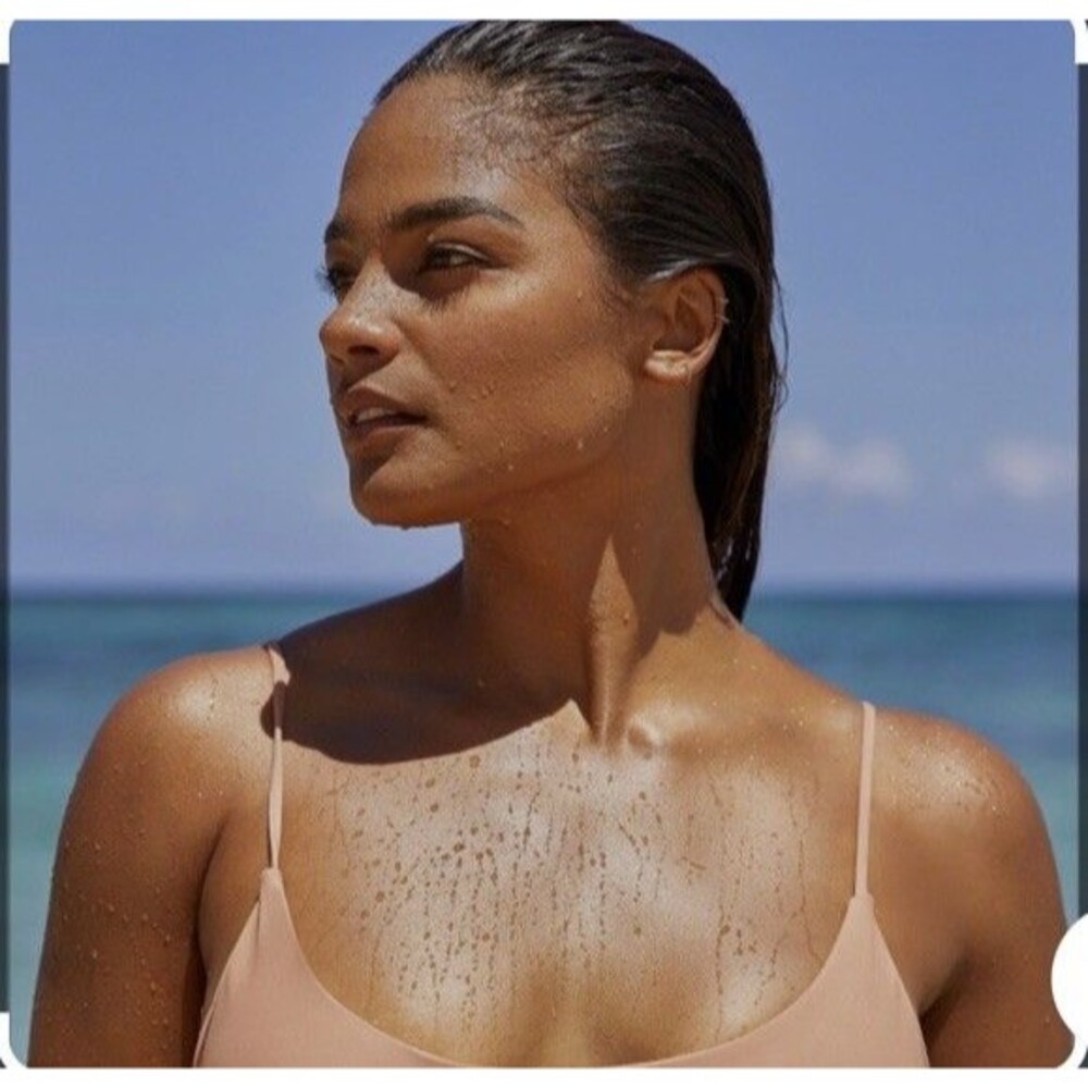 New NWT Mikoh X Jenni Kayne Tan Bikini Top Small